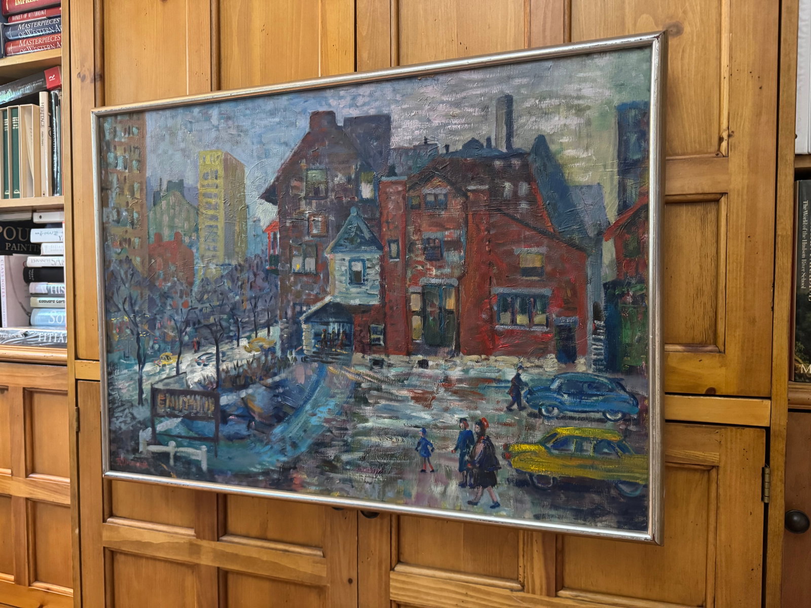 "Hyde Park (Neighborhood) Art Center, Chicago, Il, 1960" Oil Painting by Ruth L. Drucker - 4