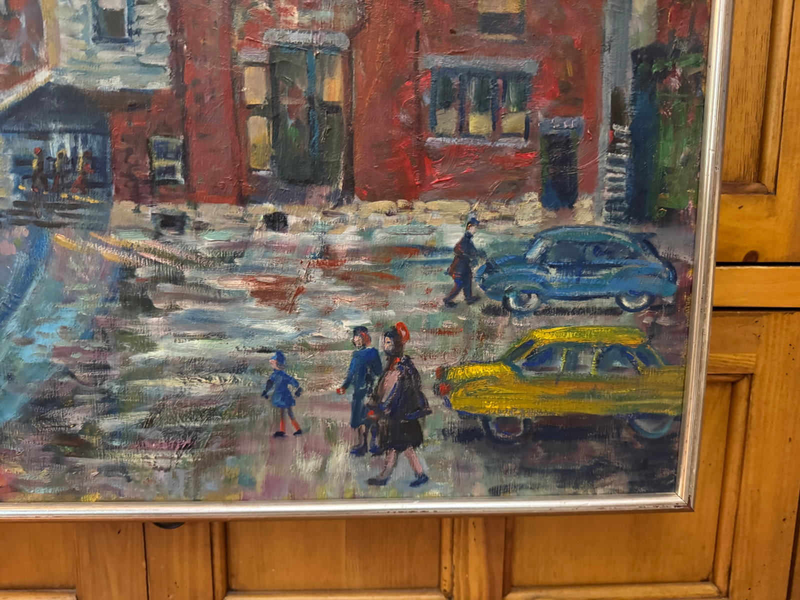 "Hyde Park (Neighborhood) Art Center, Chicago, Il, 1960" Oil Painting by Ruth L. Drucker - 5