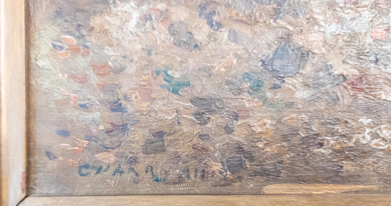 19th or 20th Century American Impressionist Wooded Landscape Painting, Signed Illegibly - 11