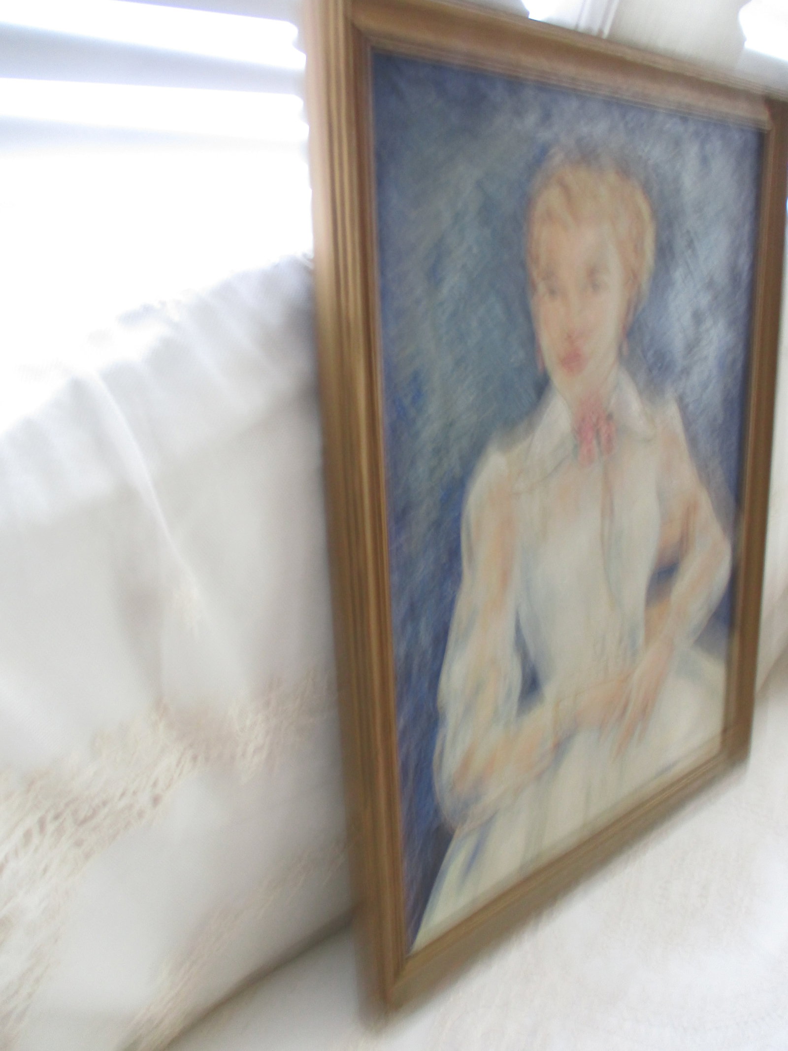 Vintage Mid Century Signed L L Scoggins Portrait of Grace Kelly - 8