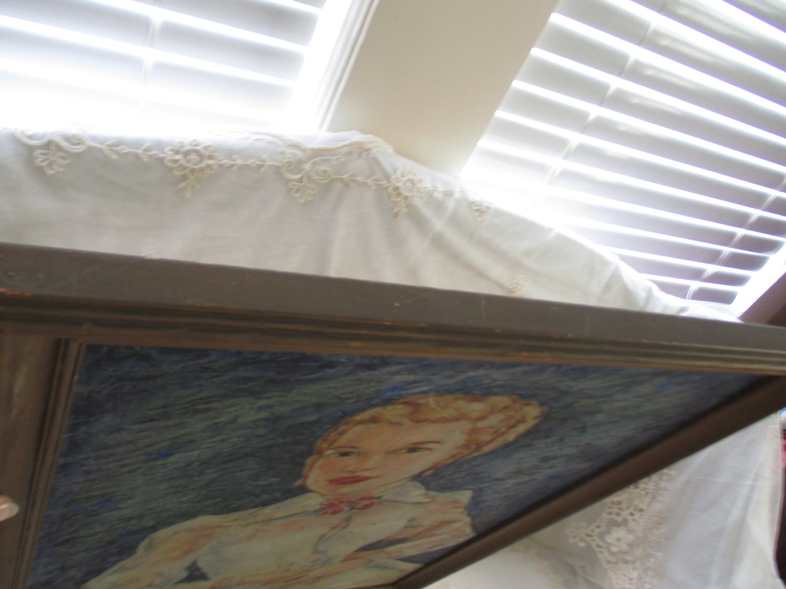Vintage Mid Century Signed L L Scoggins Portrait of Grace Kelly - 9