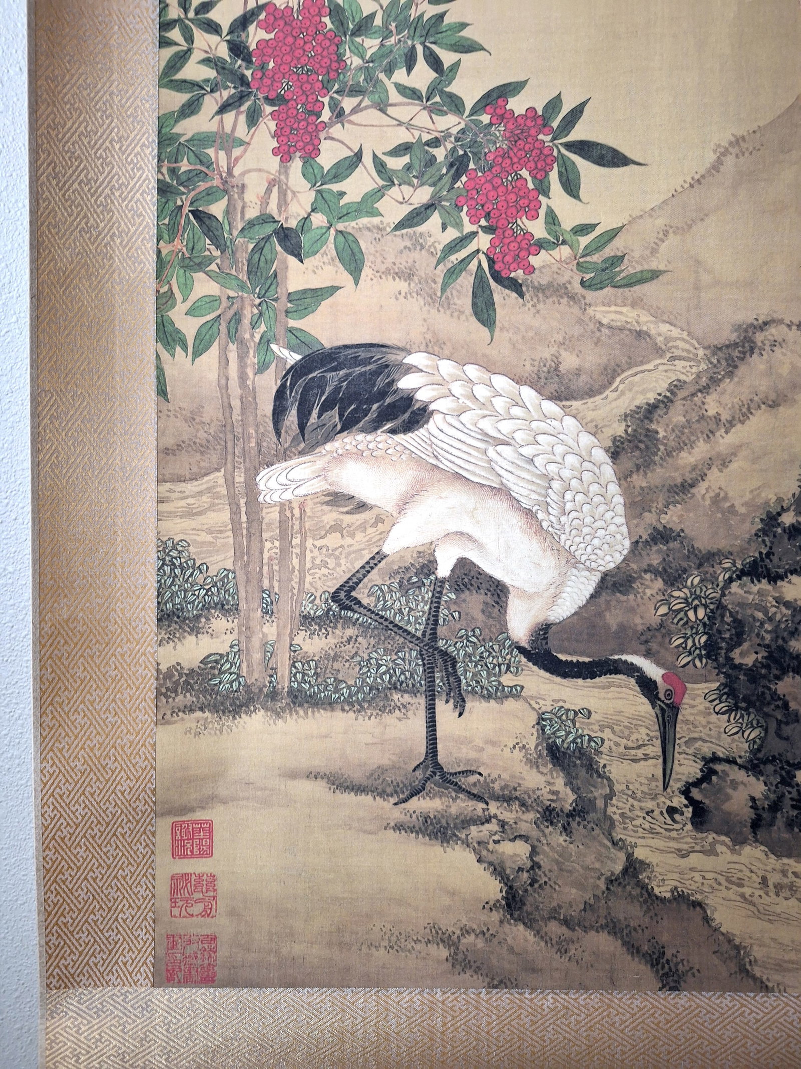Chinese Huaniao Scroll - 3