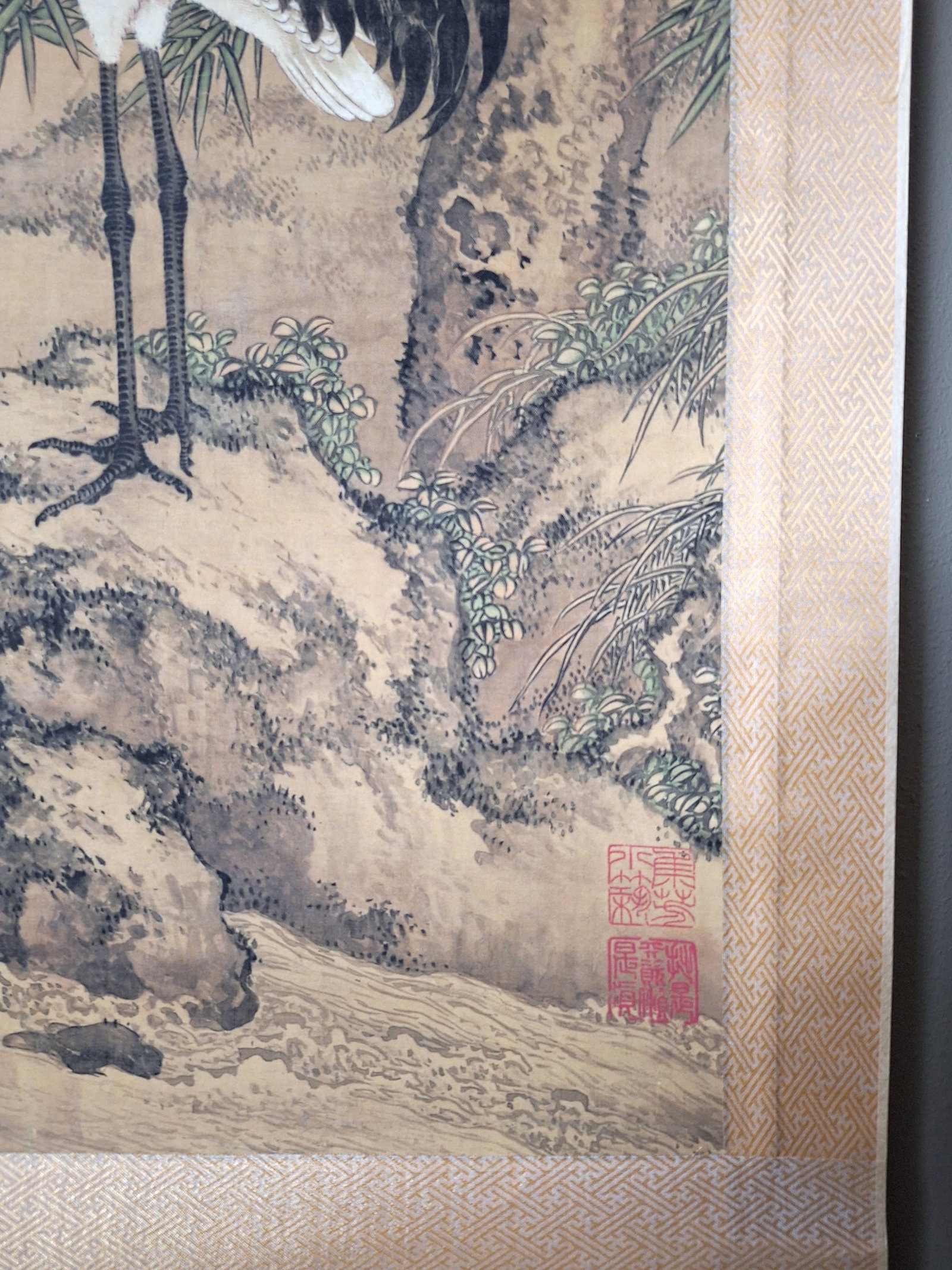 Chinese Huaniao Scroll - 4