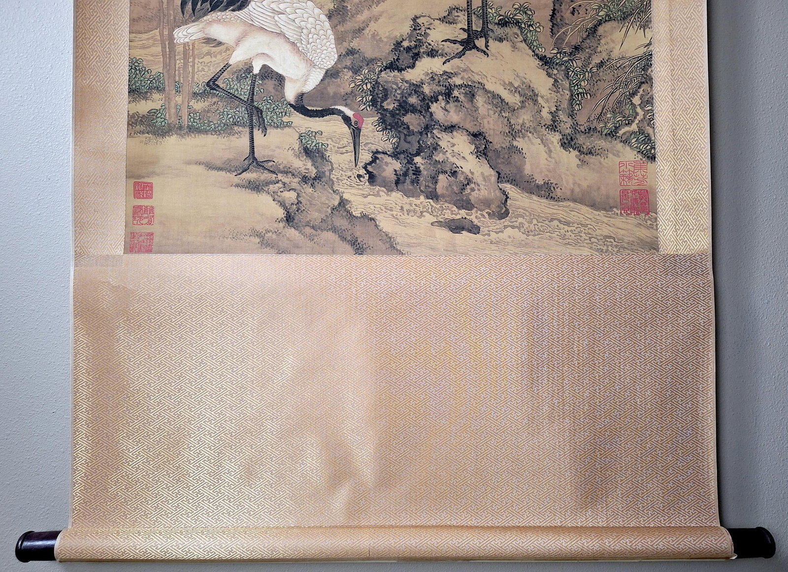 Chinese Huaniao Scroll - 5