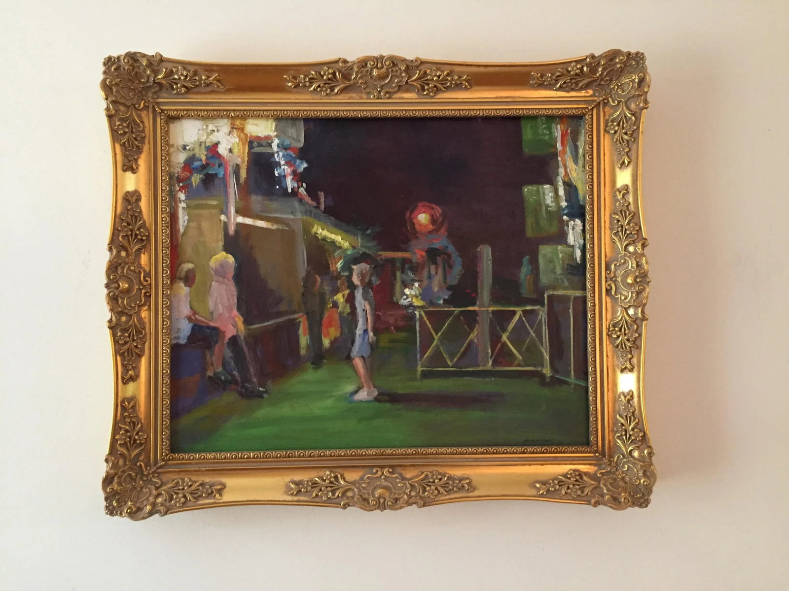 "Carnival Night!" Contemporary Figurative Oil Painting by Marina Movshina, Framed - 7