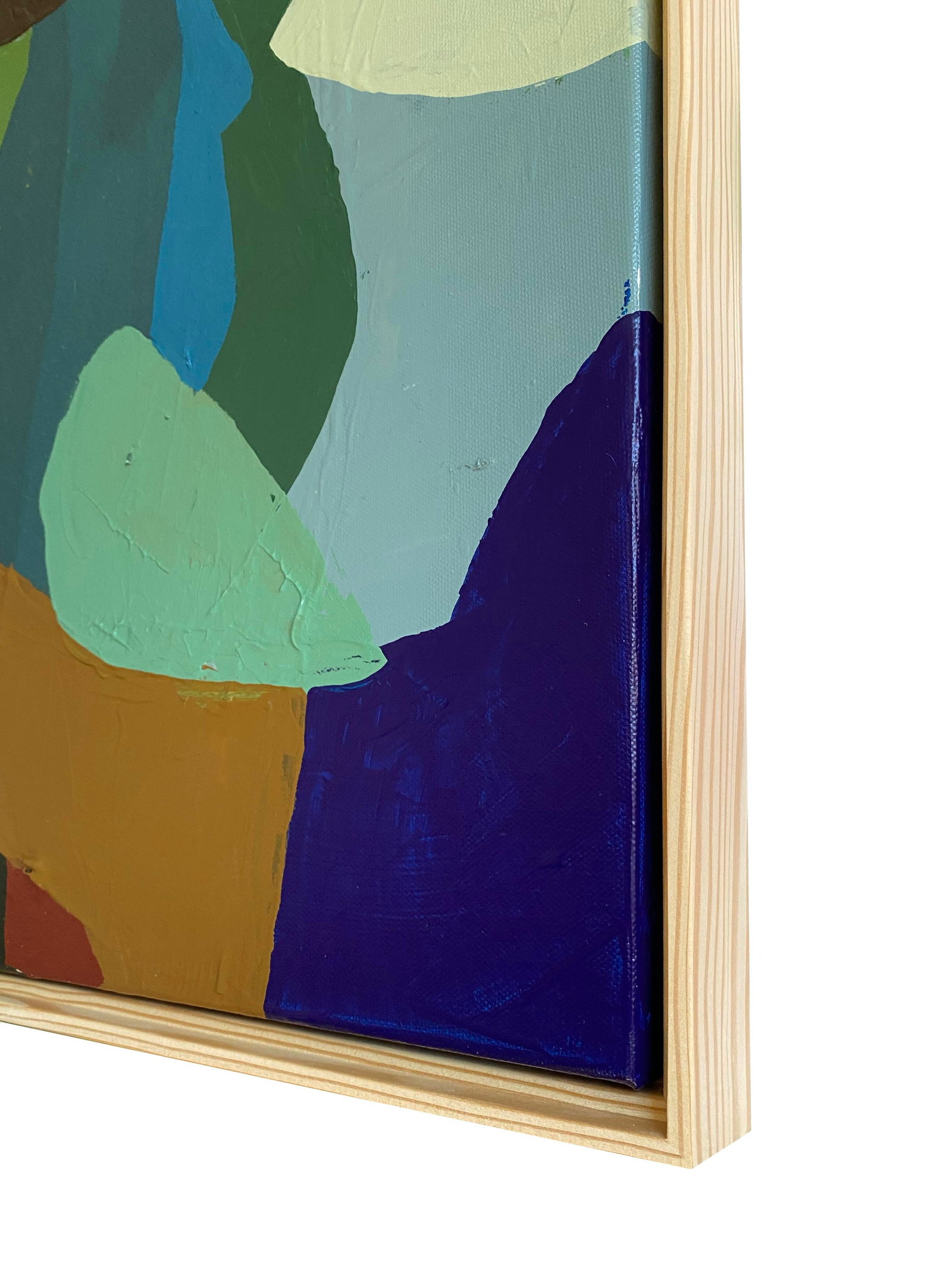 "Woods and River" 2026 Framed Painting by Jessalin Beutler - 5