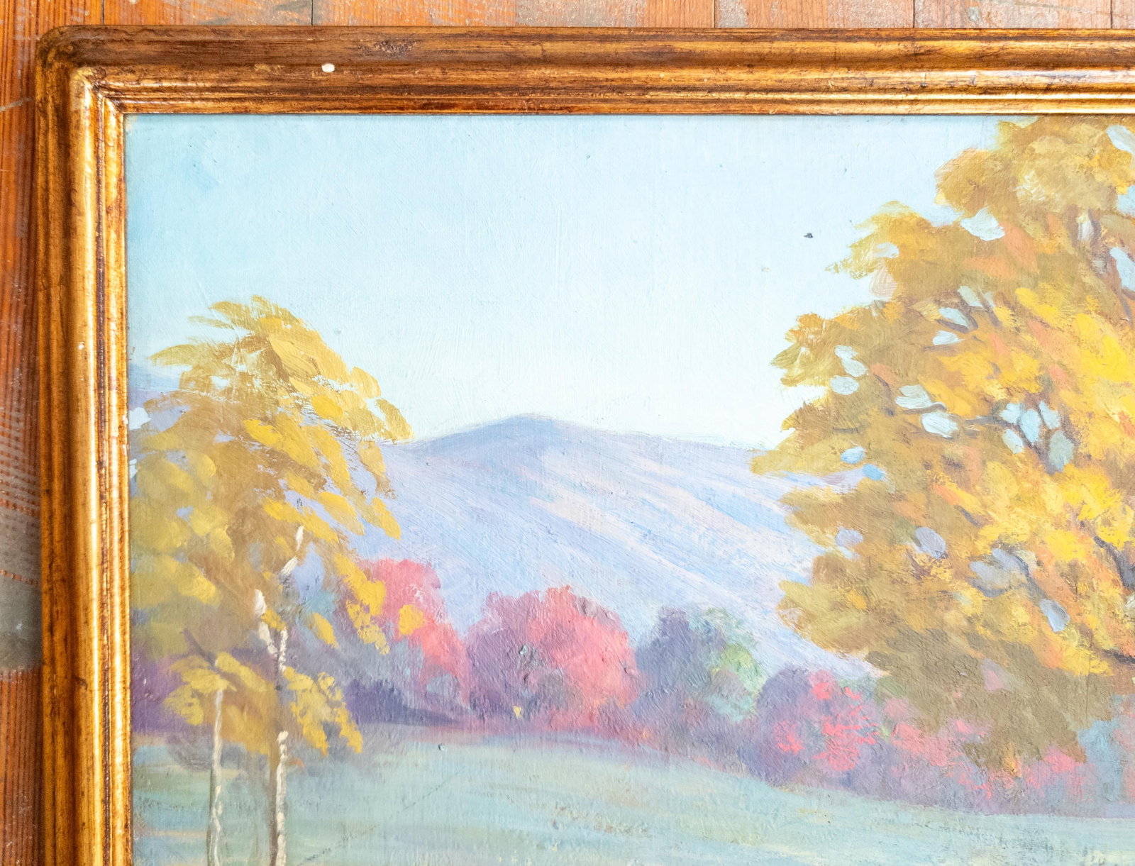 Early 20th Century American Impressionist Vibrant Pastel Colored Landscape Painting - 3
