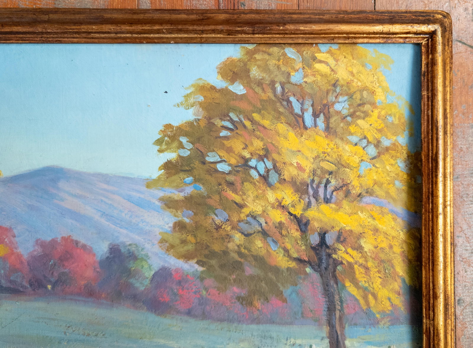 Early 20th Century American Impressionist Vibrant Pastel Colored Landscape Painting - 4