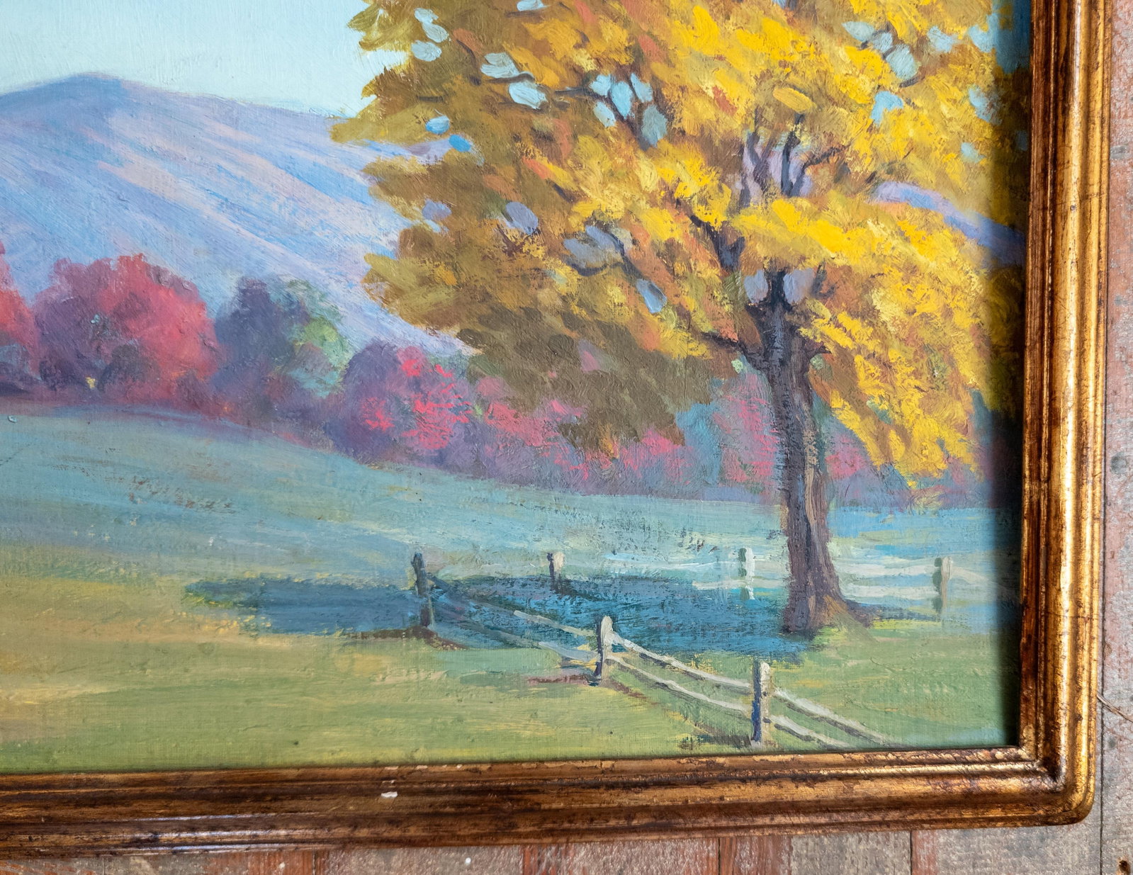 Early 20th Century American Impressionist Vibrant Pastel Colored Landscape Painting - 5