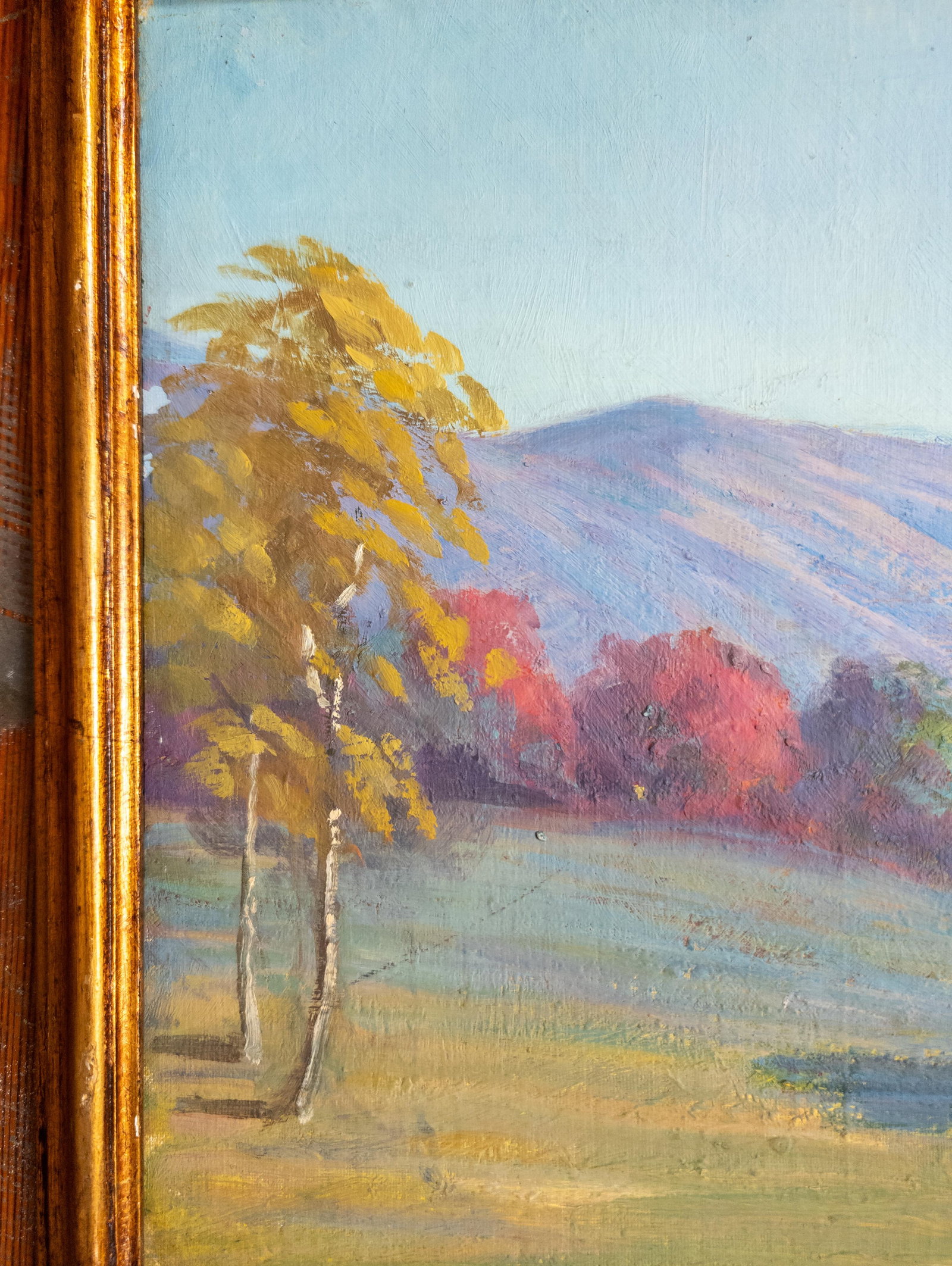Early 20th Century American Impressionist Vibrant Pastel Colored Landscape Painting - 9