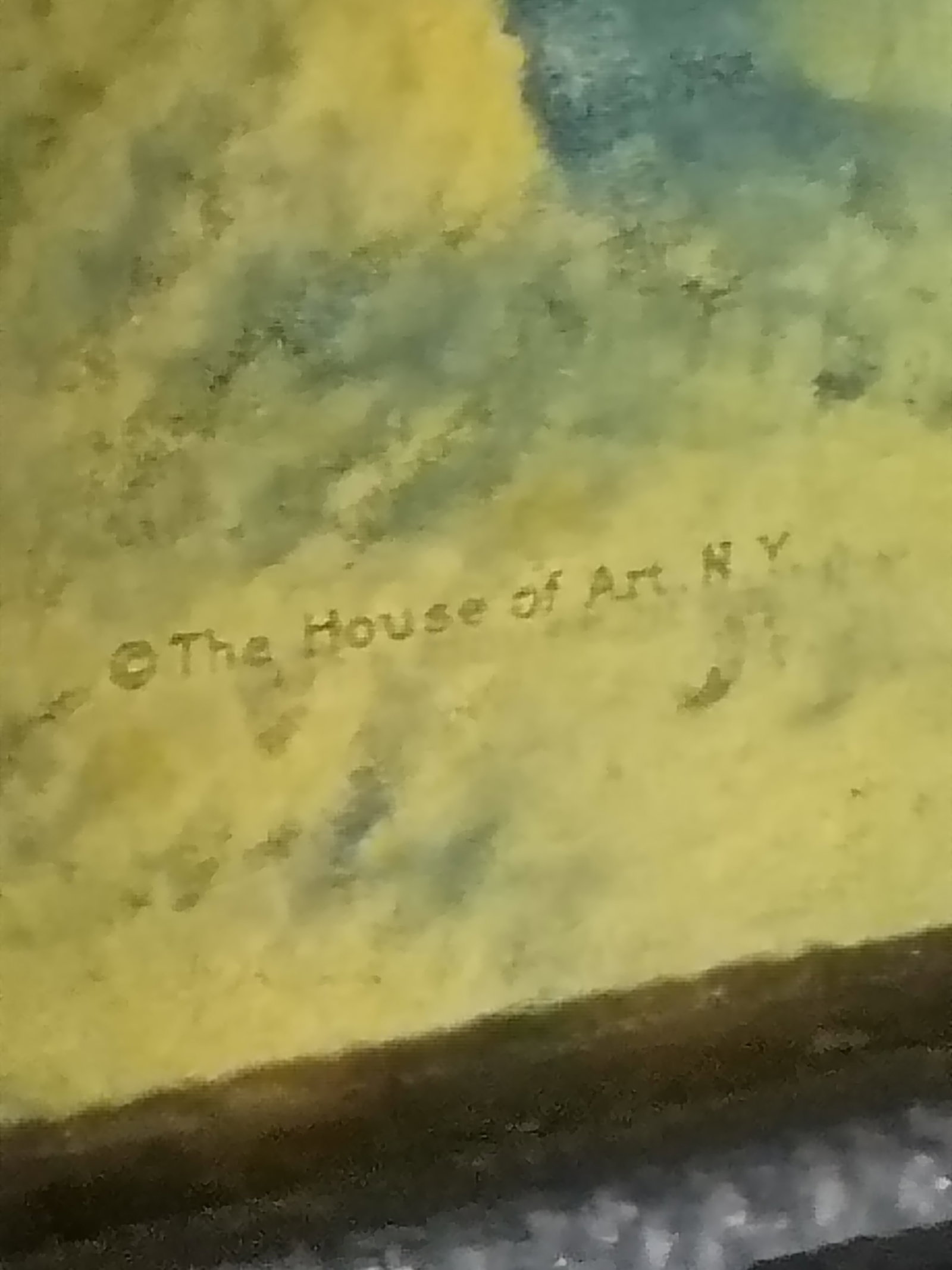 Large 1927 Maxfield Parrish "Hilltop" Lithograph in Original "Stippled" Frame - House of Art Ny - 3