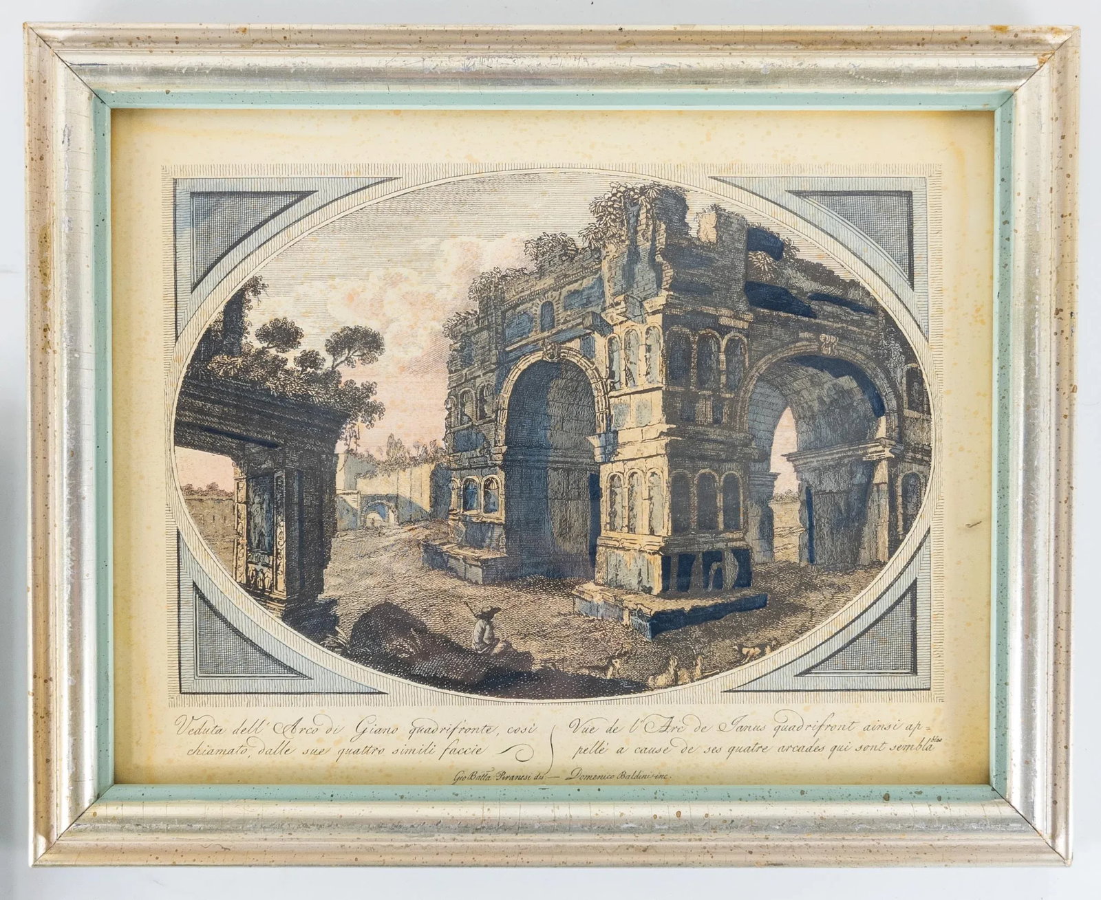 Pair of Framed Borghese House Color Lithograph Prints - 5