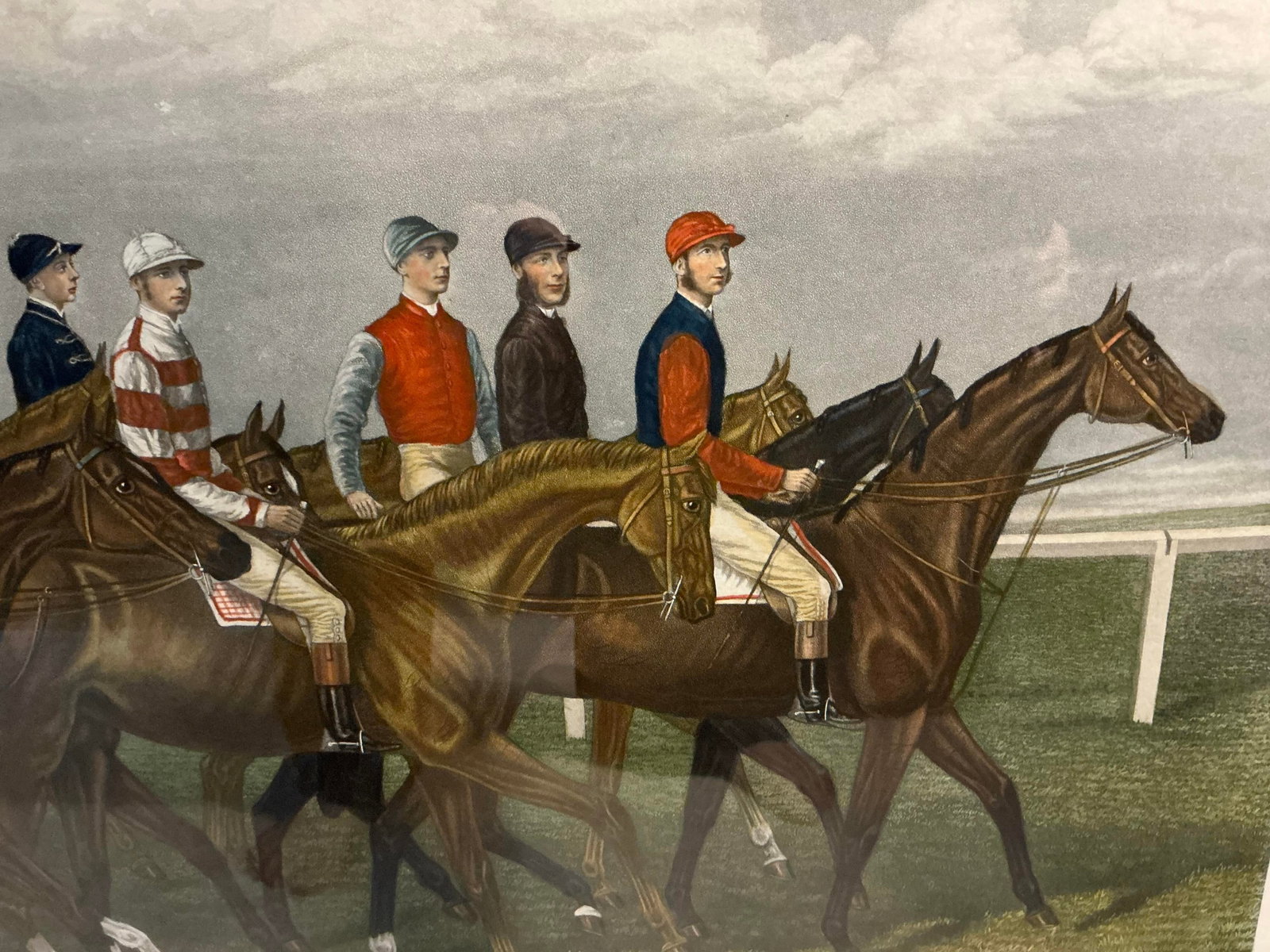 1950s Our Leading Jockeys of the Day Lithograph - 4