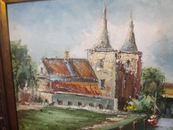 1920s J. Albers Original Impressionist Painting - 7