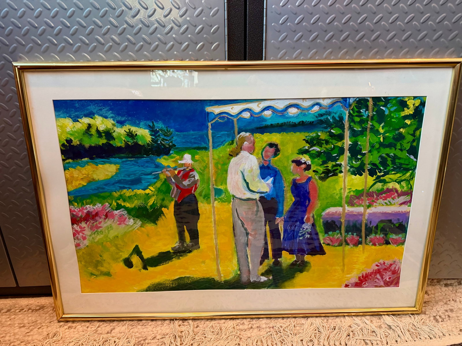 1990s Maine August Wedding Painting - 3