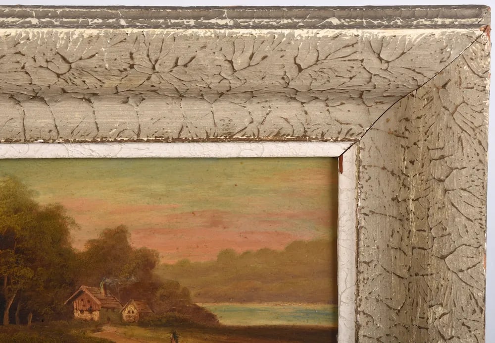 Early 20th Century Oil Painting on Panel Landscape - 4