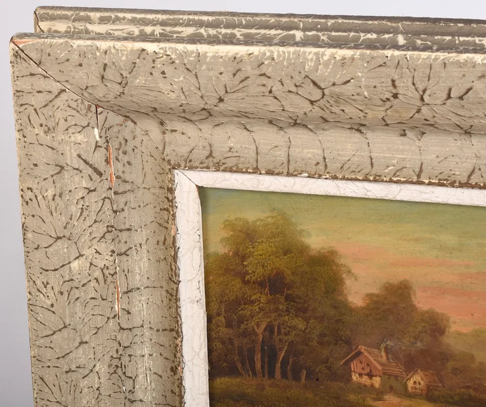 Early 20th Century Oil Painting on Panel Landscape - 8