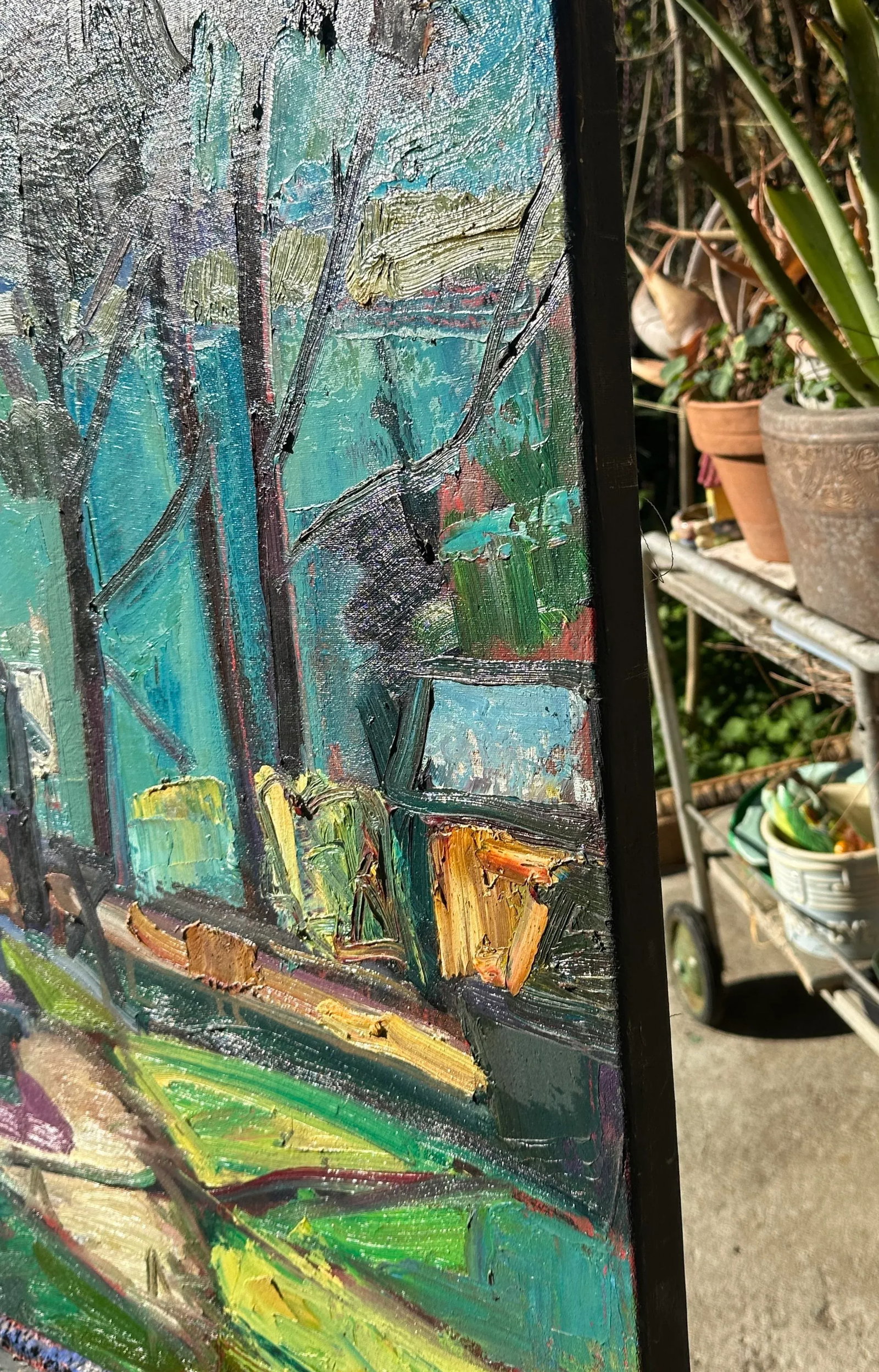 Contemporary Northern California Plein Air Landscape Painting by James Hartman - 6