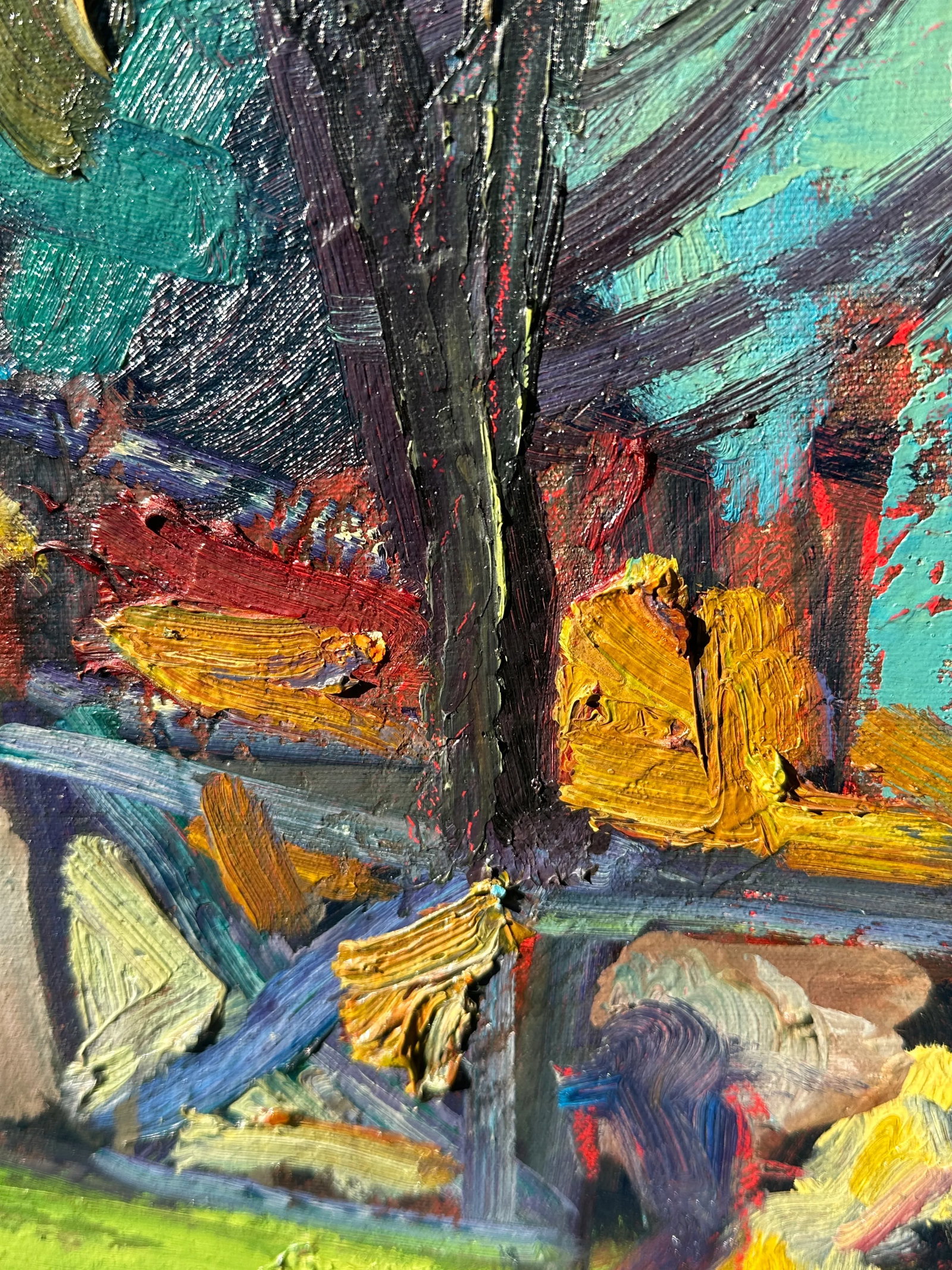 Contemporary Northern California Plein Air Landscape Painting by James Hartman - 8