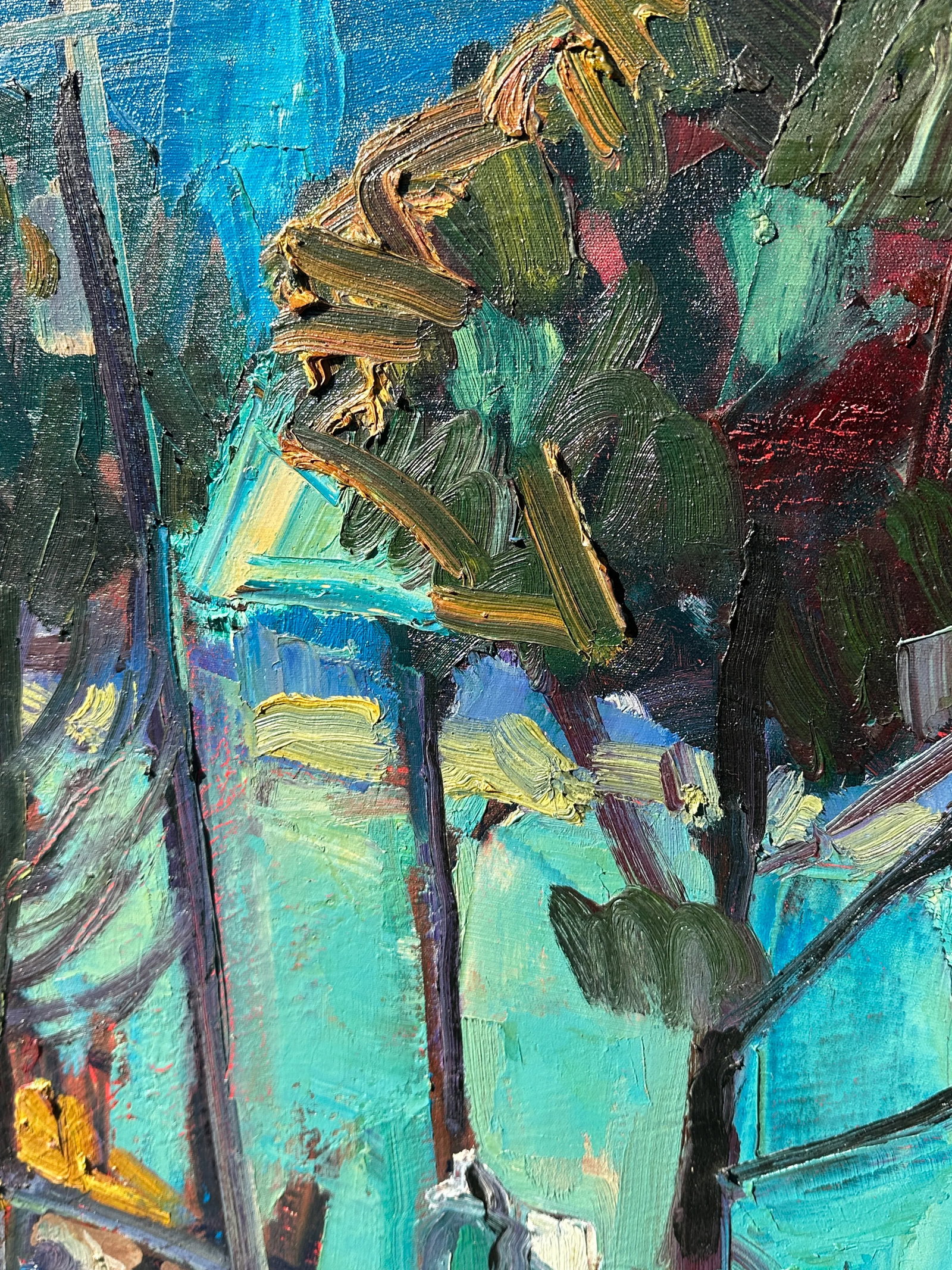 Contemporary Northern California Plein Air Landscape Painting by James Hartman - 9