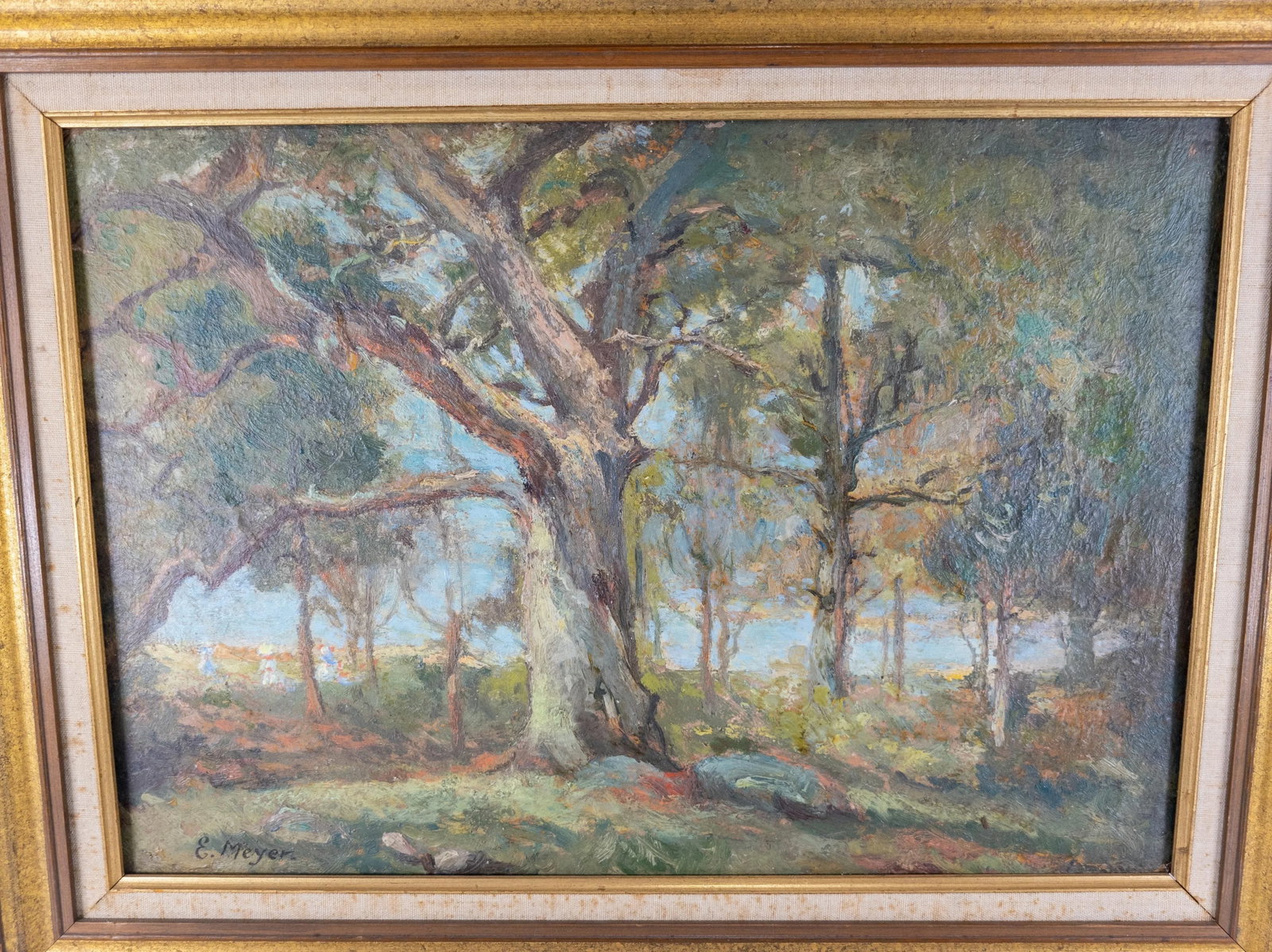 Early 20th Century American Impressionist Landscape Painting by Ernest Meyer - 2