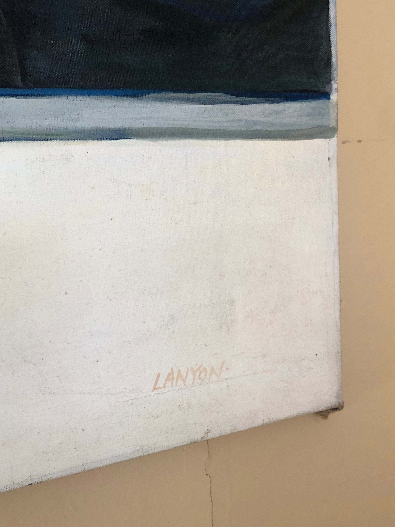 Large Mid 20th Century Original Window View With Still Life Painting by Ellen Lanyon - 12