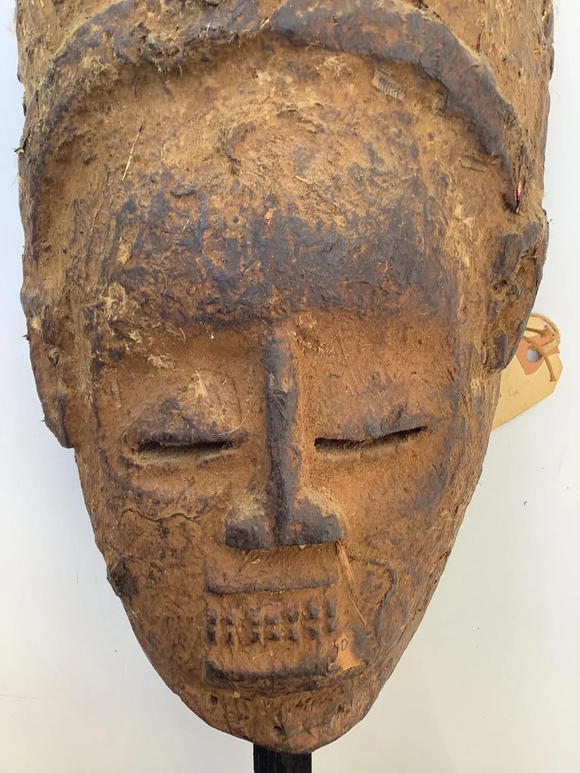 Mid 19th Century Urhobo Tribe, Nigeria African Antique Mask - 4