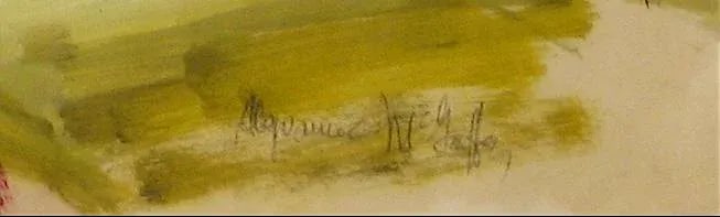 Bay Area Figurative Scene 20th Century Distemper - 2