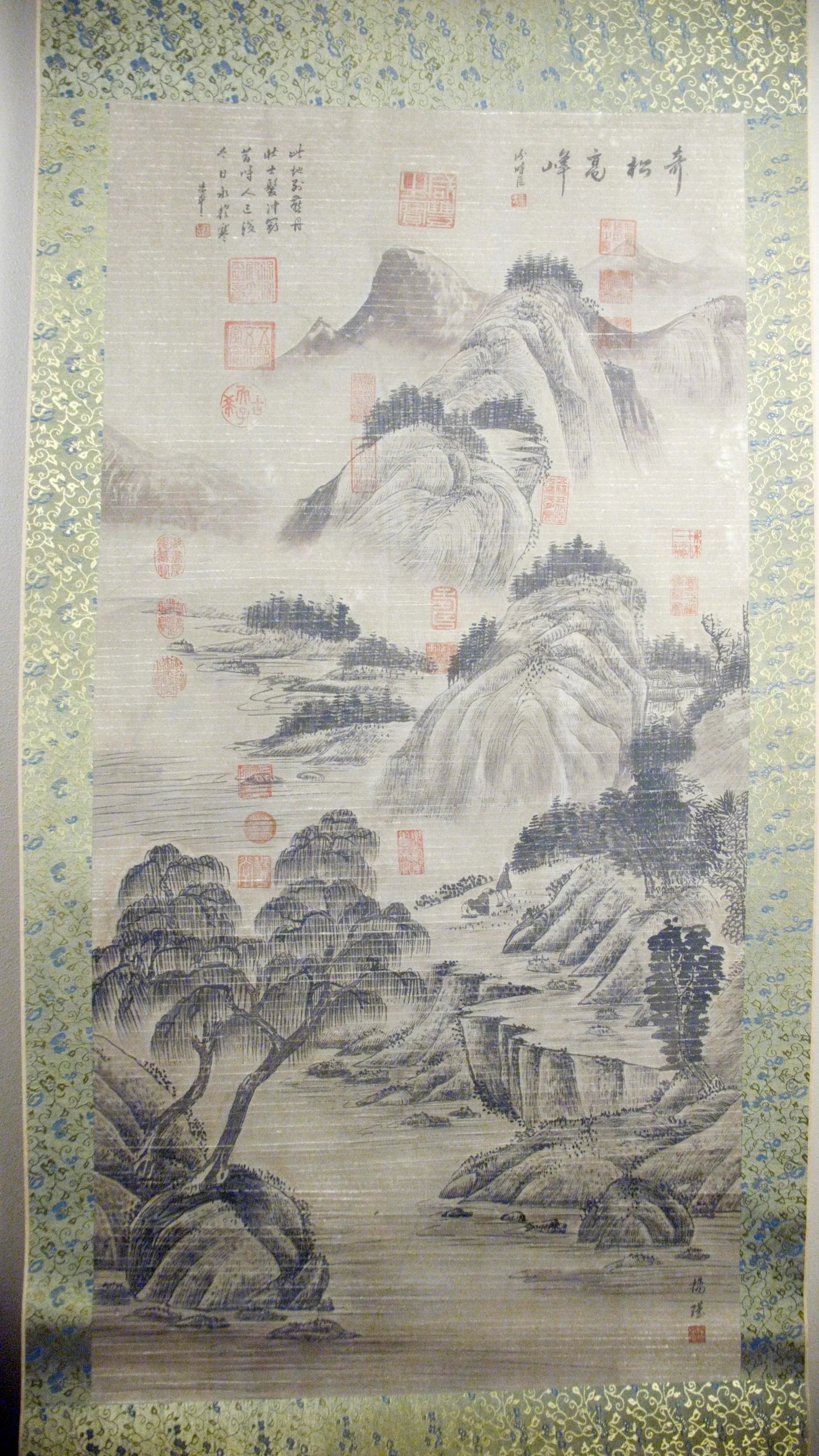 Early 20th Century Chinese Landscape Scroll - 2