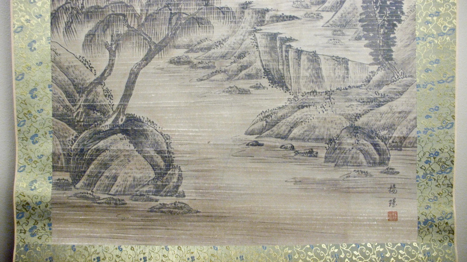Early 20th Century Chinese Landscape Scroll - 7