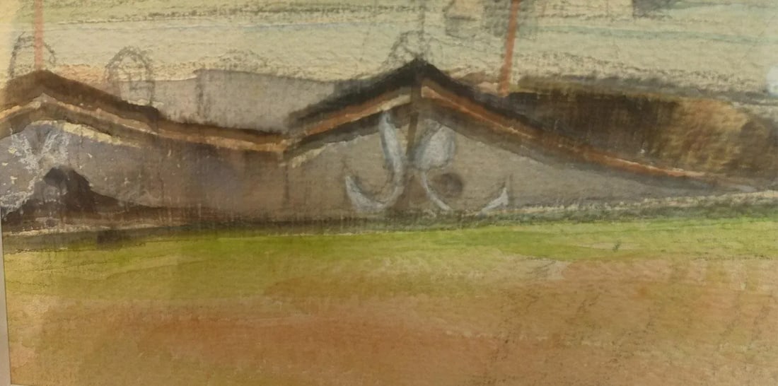 French Seaside Watercolor Painting - 4