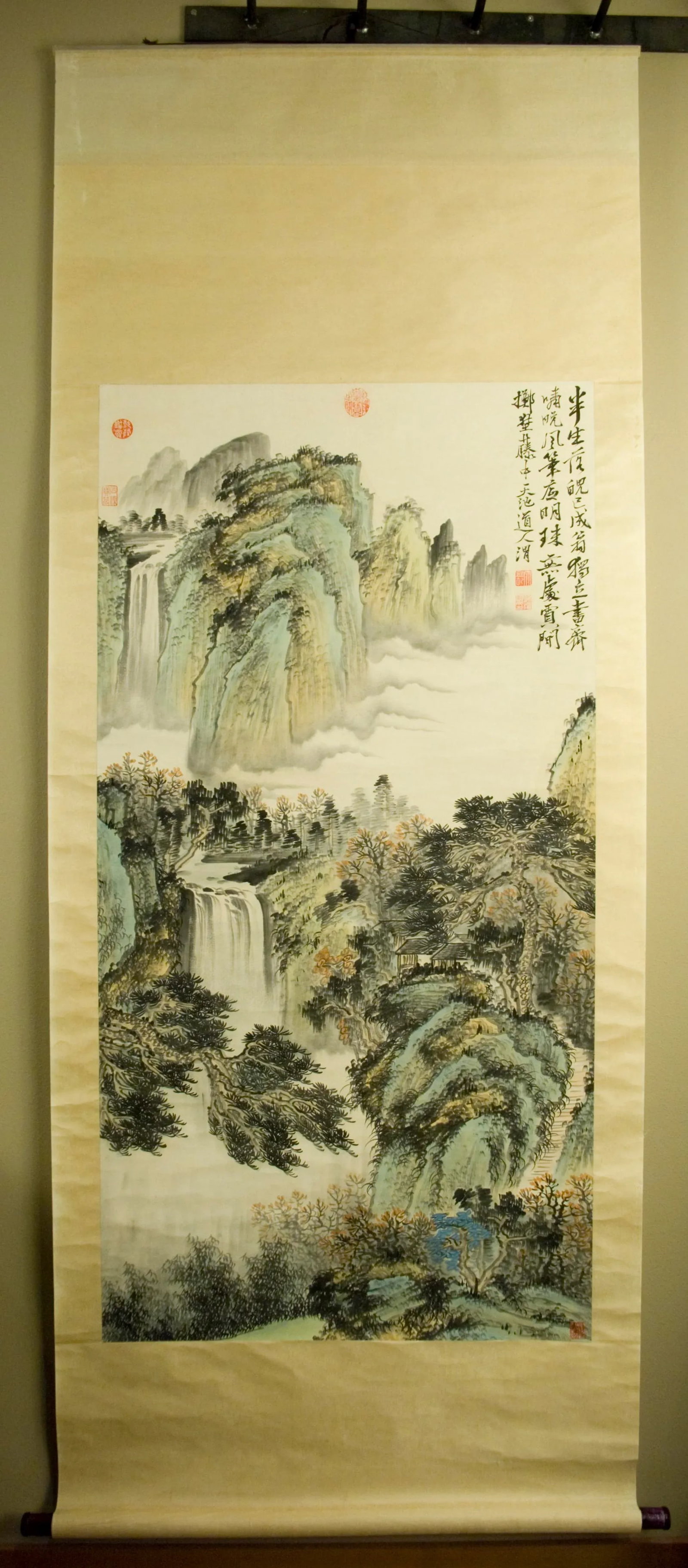 Early 20th Century Chinese Landscape Scroll - 10