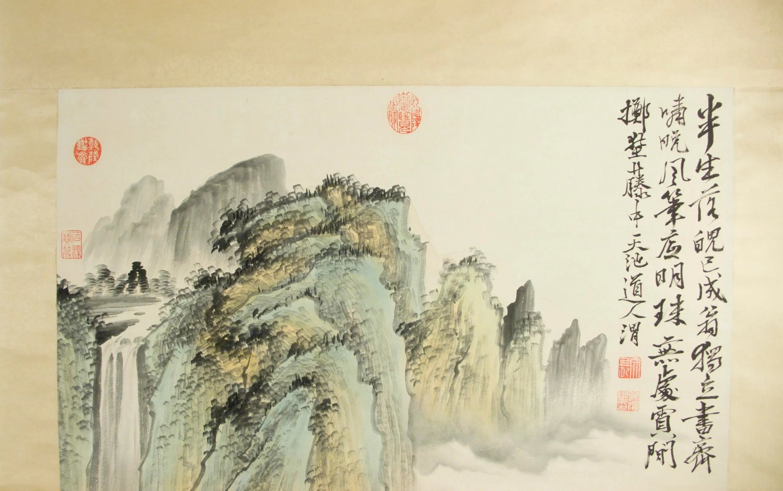 Early 20th Century Chinese Landscape Scroll - 3