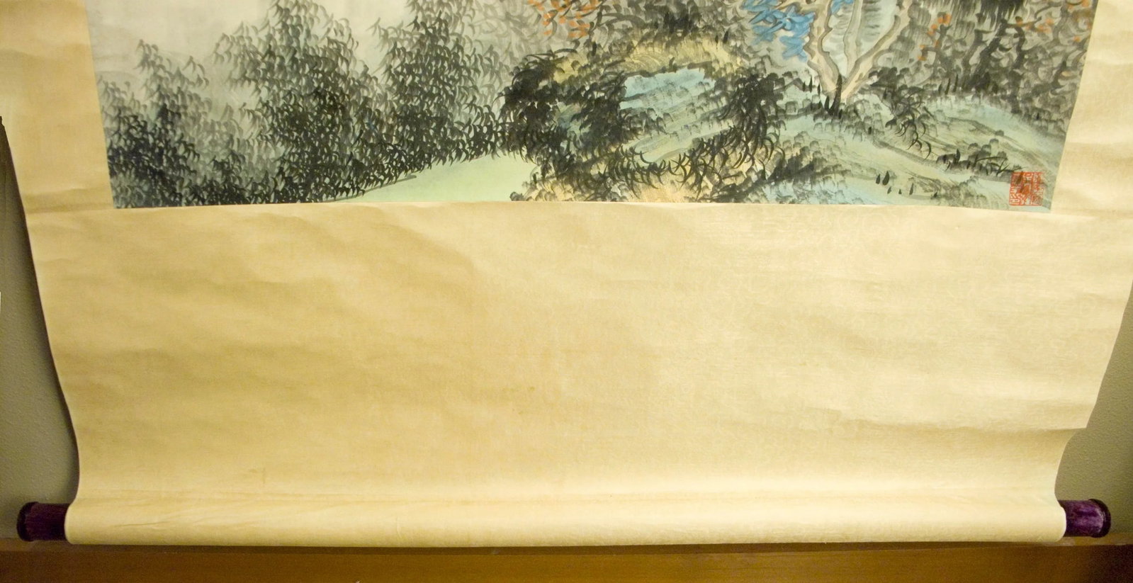 Early 20th Century Chinese Landscape Scroll - 8