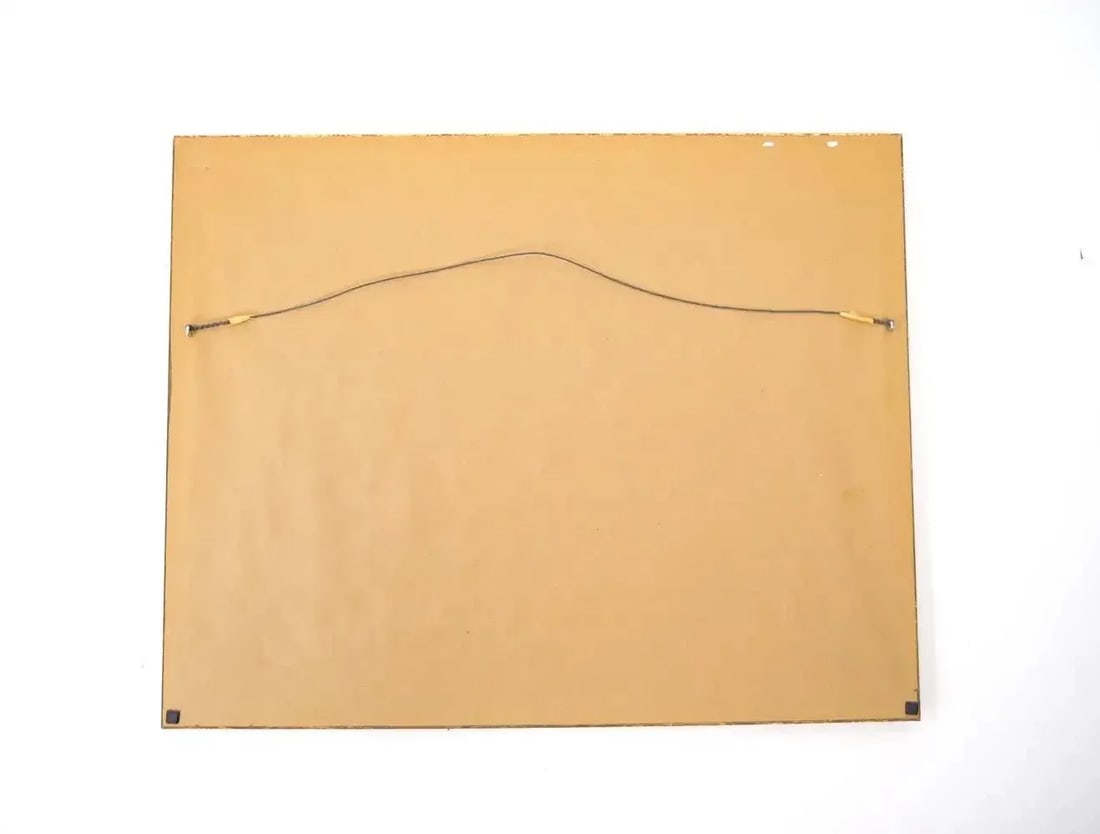 Mid-20th Century Wood Frame Decorative Water Color - 11