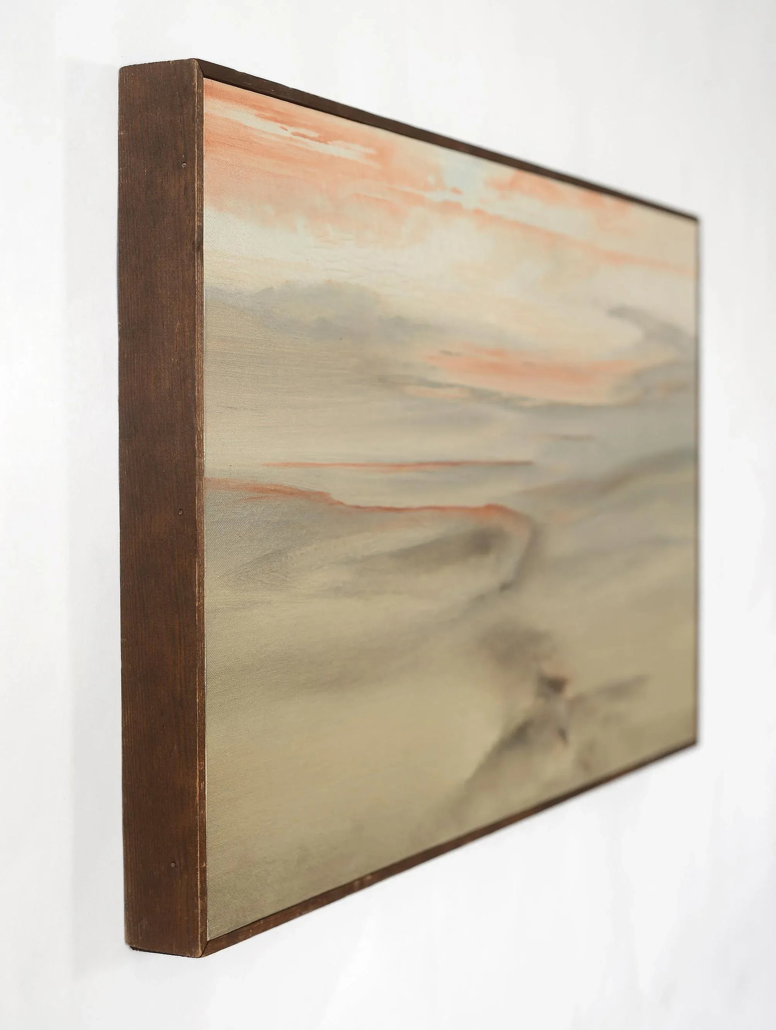 Vintage Bruce Chisolm Abstract Atmospheric Landscape Beach Painting, Framed - 5