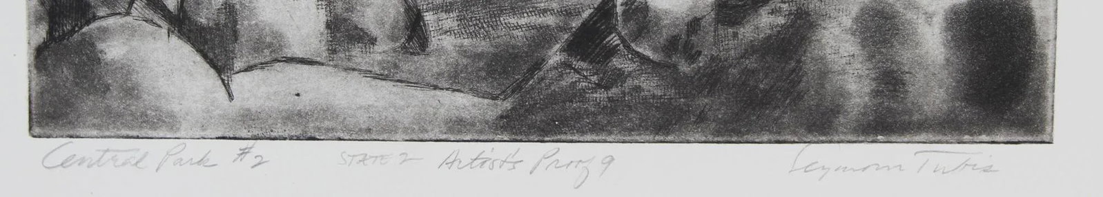 Central Park #2 1949 Etching - 2
