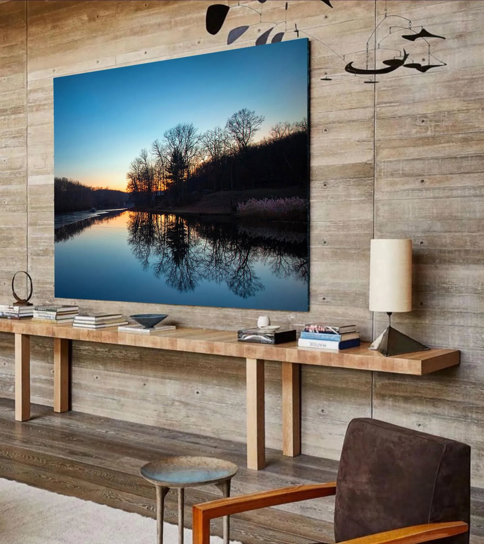 "Harriman 21" Contemporary Original Lake Landscape Photograph by Michael Filonow - 2