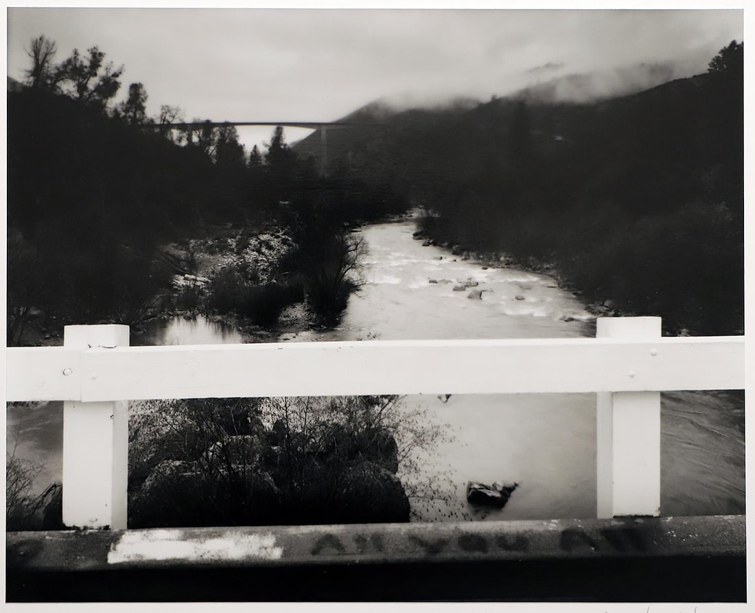 Contemporary Jeff Nixon Silver Halide Photograph, "Parrott's Ferry Bridge - Rain" - 3