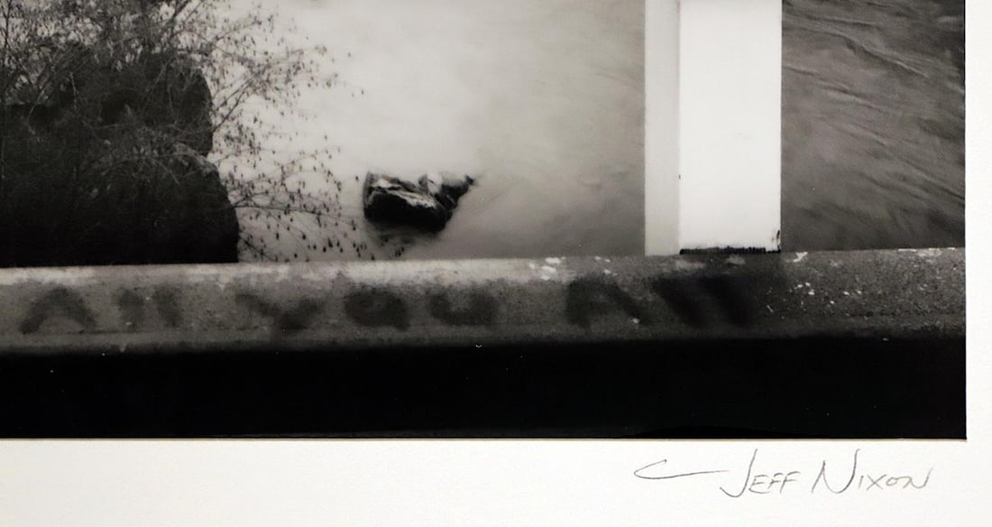 Contemporary Jeff Nixon Silver Halide Photograph, "Parrott's Ferry Bridge - Rain" - 4