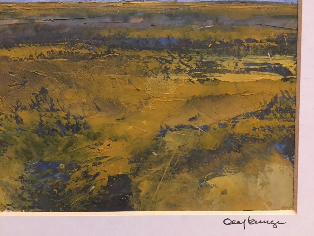 Late 20th Century Impressionist Landscape Painting by Olaf Runge - 4