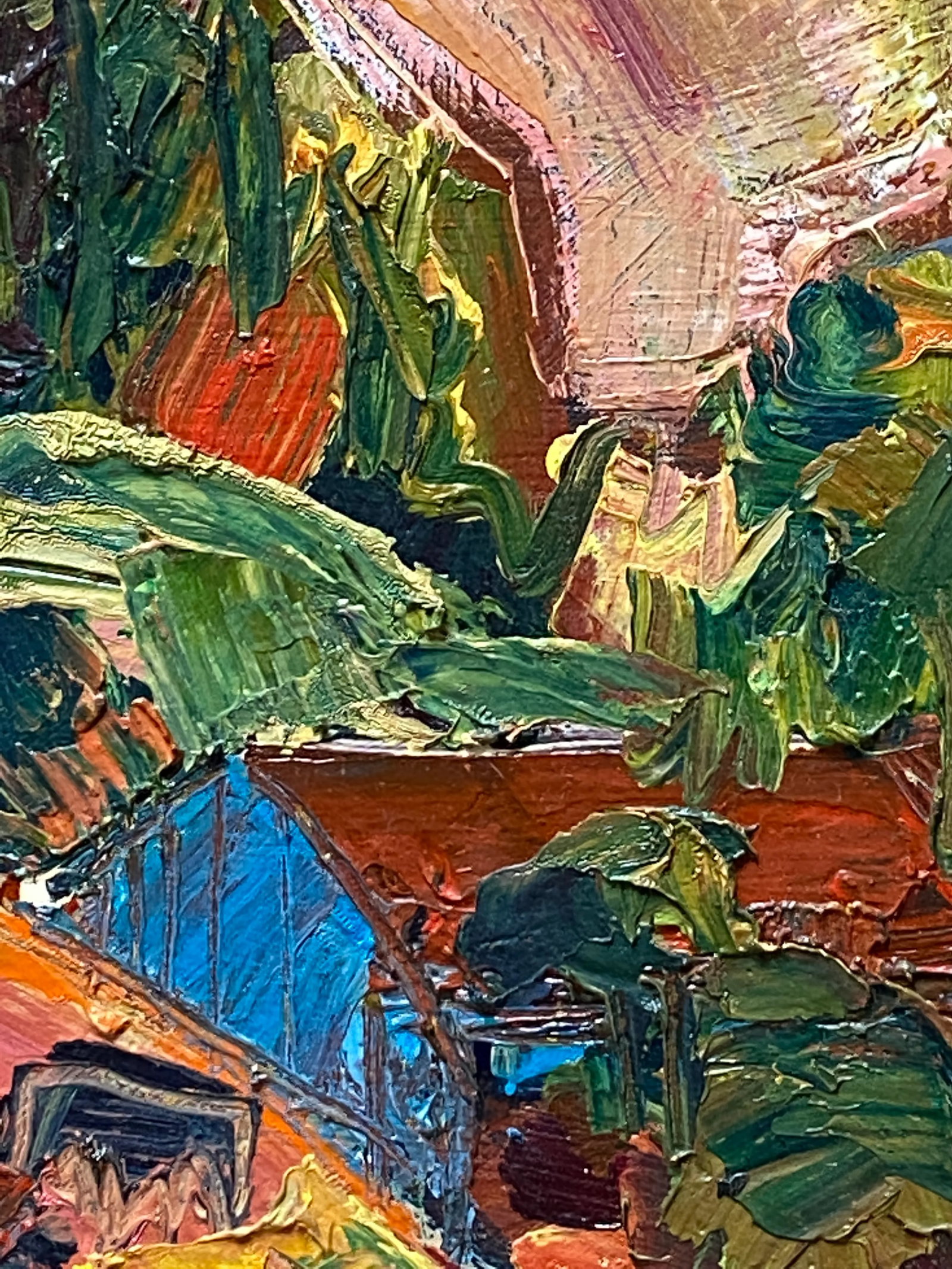 Contemporary Fauvist California Mountain Landscape Plein Air Original Painting - 5