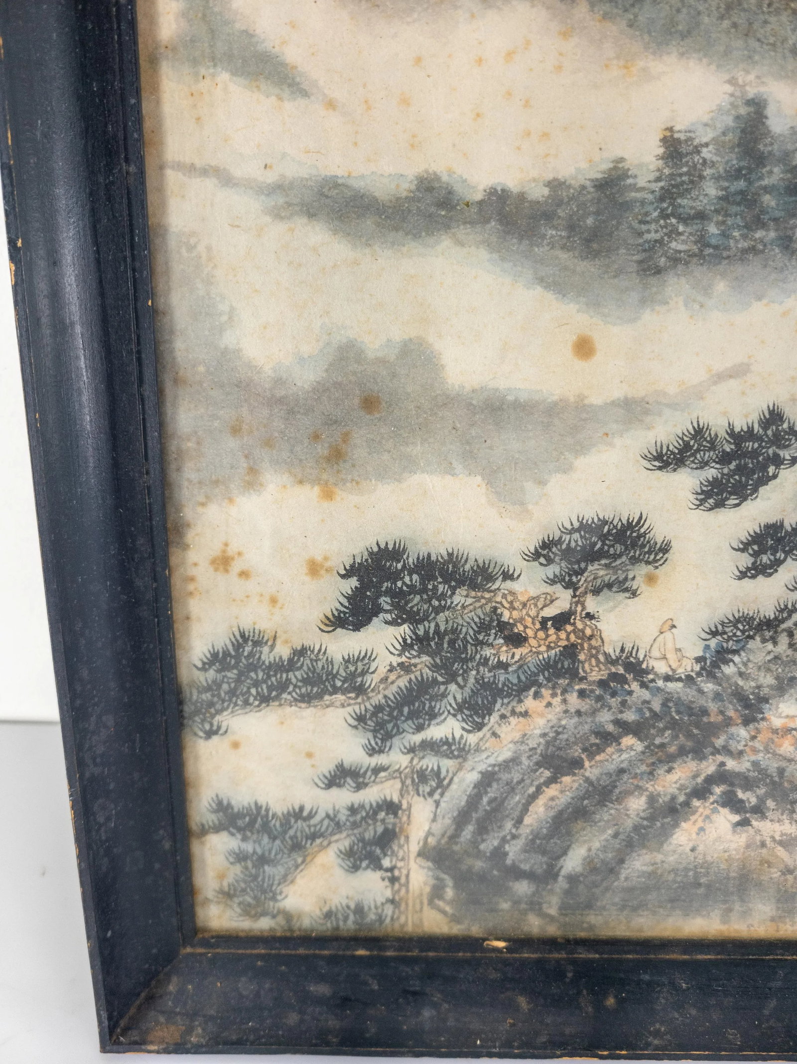 Early 20th Century Fine Chinese Watercolor Landscape Scroll Painting - 5