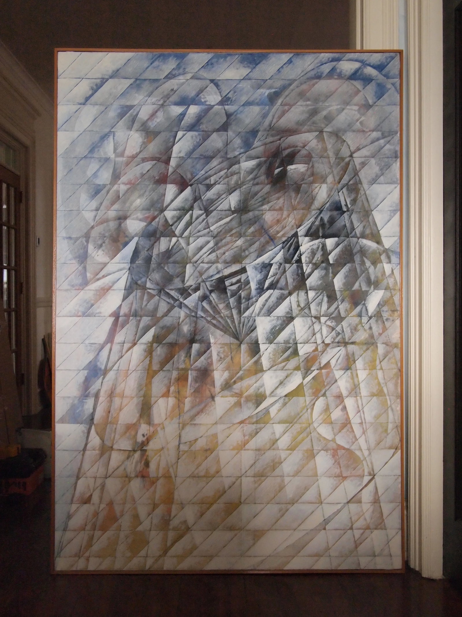 1985 Original Abstract Expressionist Shichiro Enjoji Abstract Expressionist Acrylic Painting on Canv - 13
