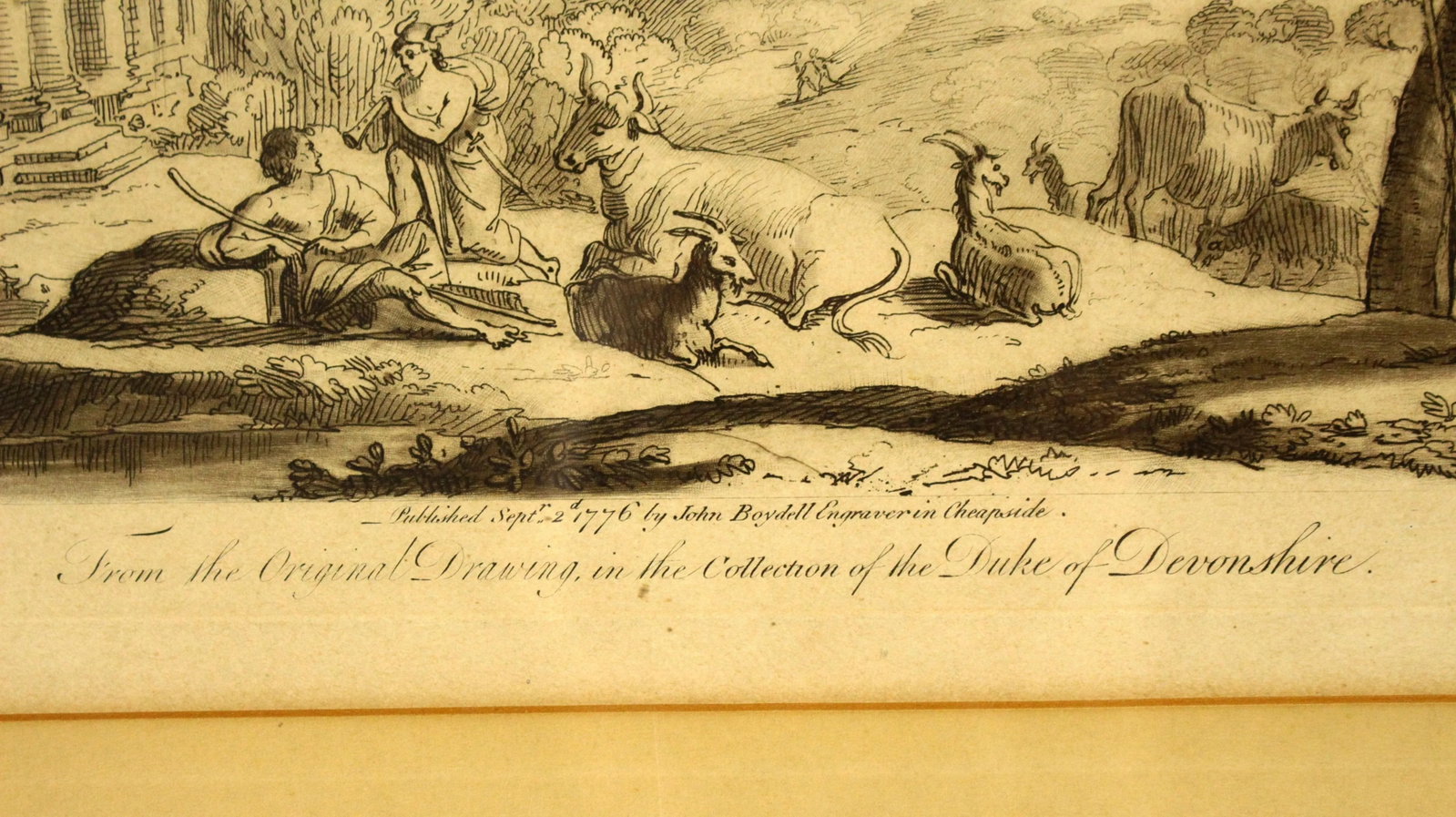 1775-76 Richard Earlom Pair of Mezzotints "Liber Veratis" by Claude Lorrain - 7