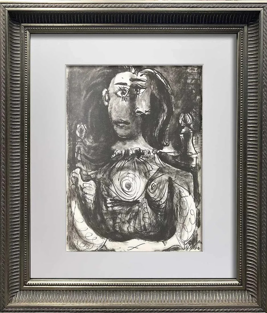 Pablo Picasso Lithograph Royan "31.5.40" Justification Limited Edition +Custom Framing* - 6