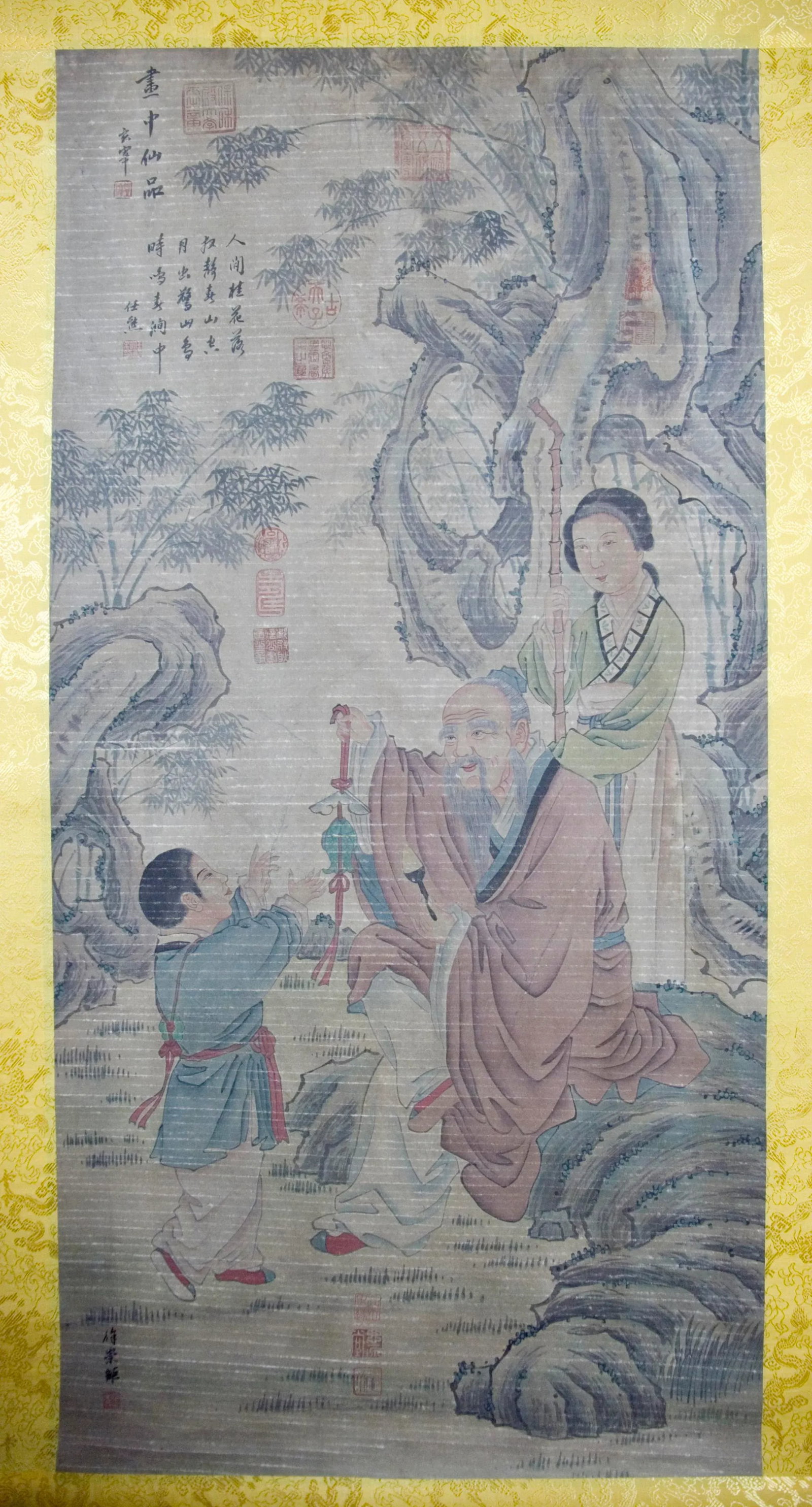 Early 20th Century Chinese Garden Scroll - 2