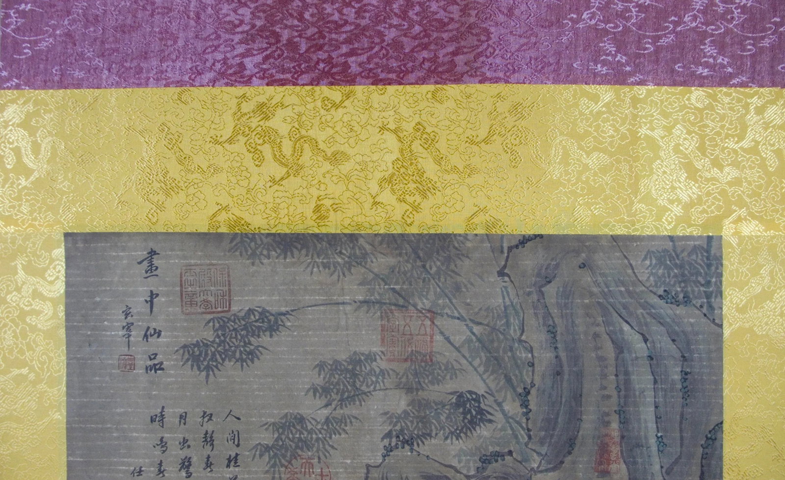 Early 20th Century Chinese Garden Scroll - 3