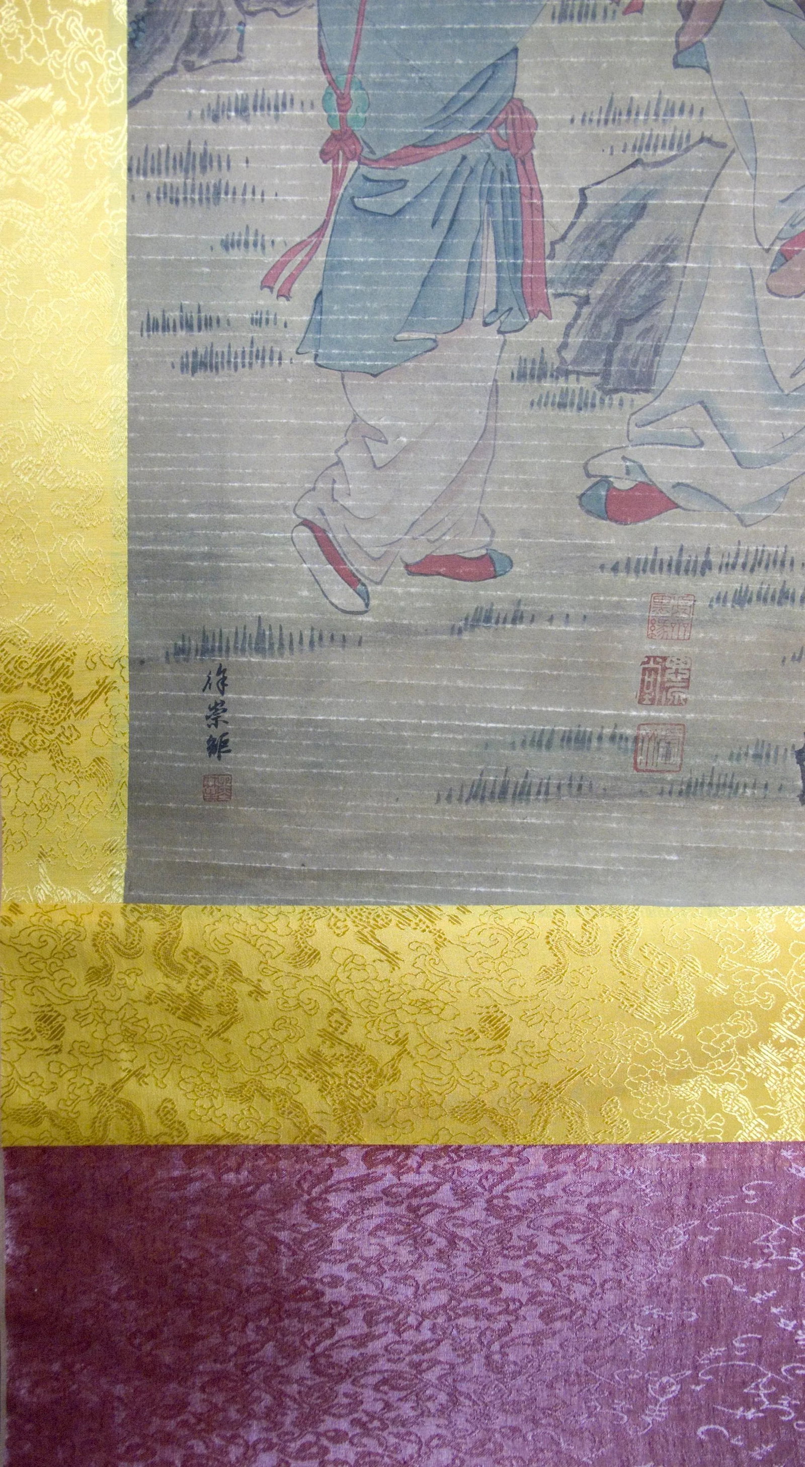 Early 20th Century Chinese Garden Scroll - 6