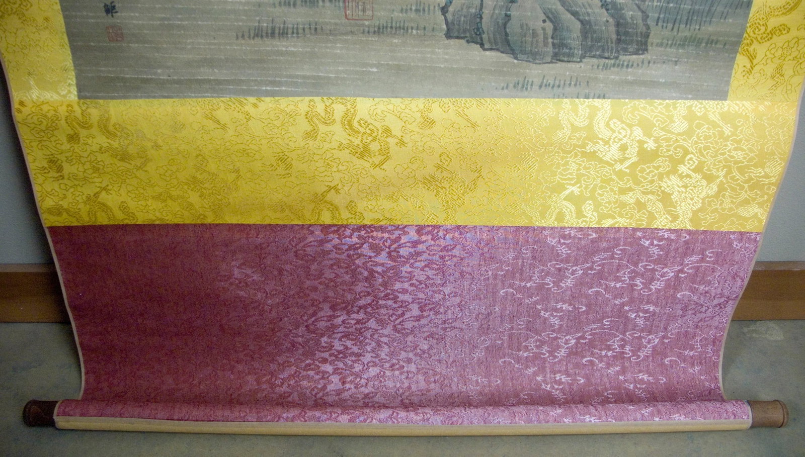 Early 20th Century Chinese Garden Scroll - 8